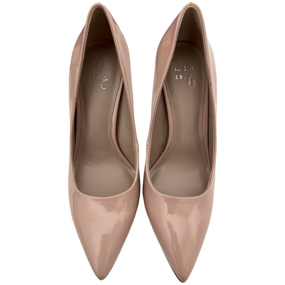 MIX NO. 6 • Nude Stiletto Pointed Toe Pump Heels - Picture 2 of 13